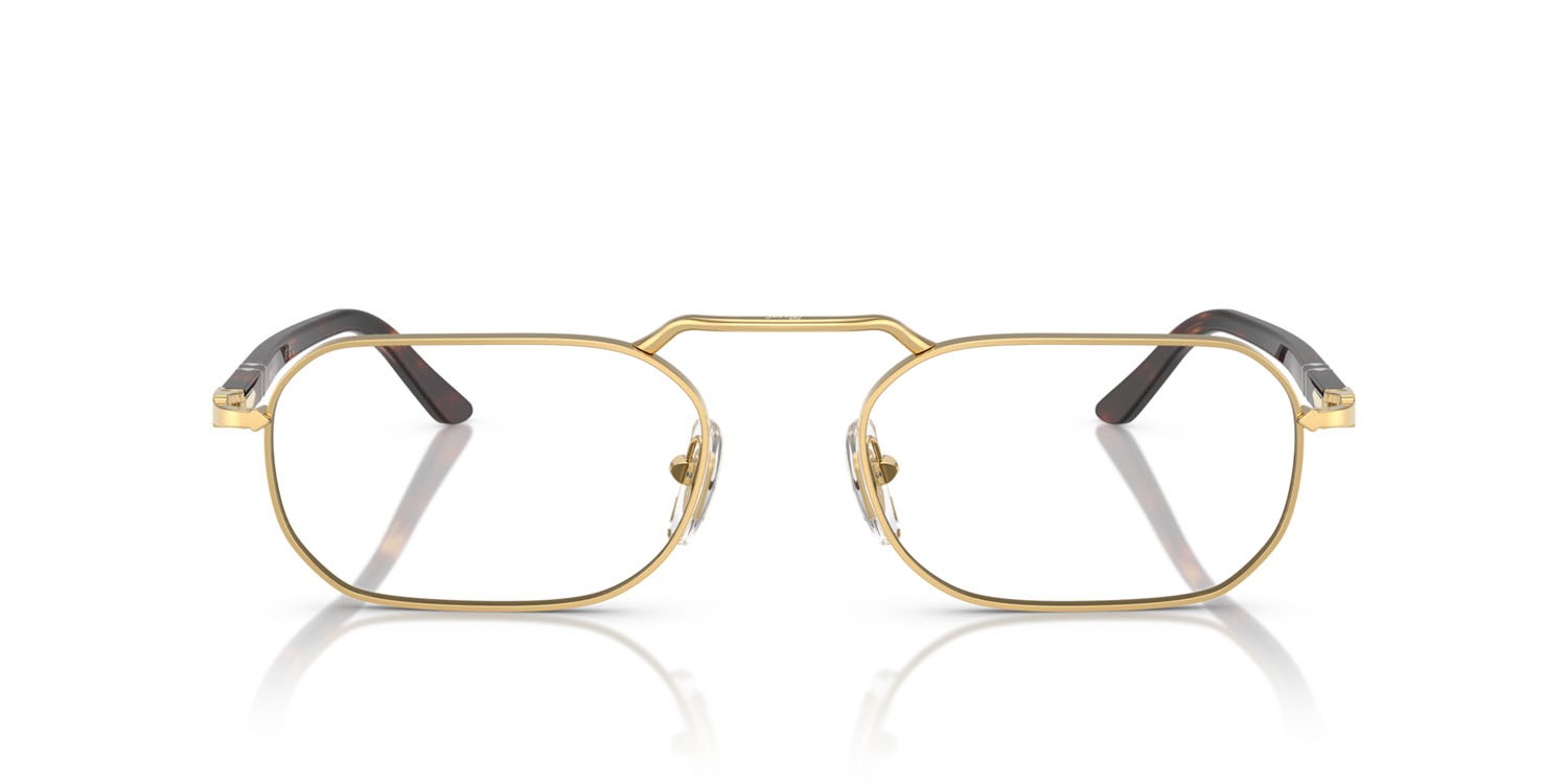 Occhiali da vista Persol PO 1020V (515) colore oro forma rettangolare lenti lente demo