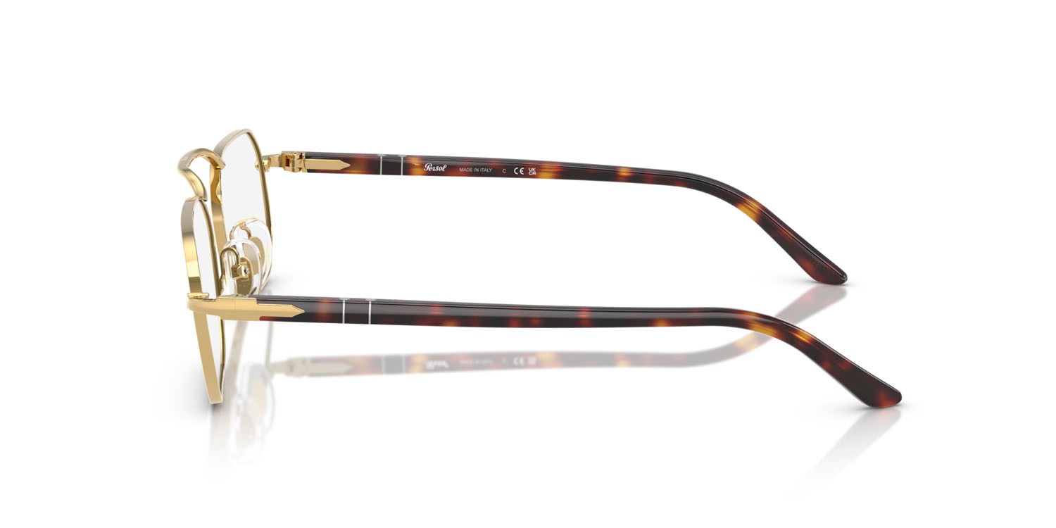 Occhiali da vista Persol PO 1020V (515) colore oro forma rettangolare lenti lente demo