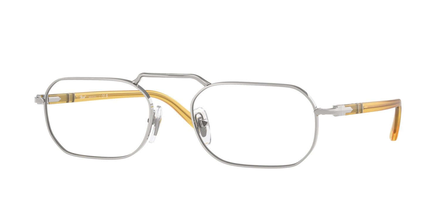 Eyeglasses Persol PO 1020V (518) color argento shape rectangle lenses lente demo
