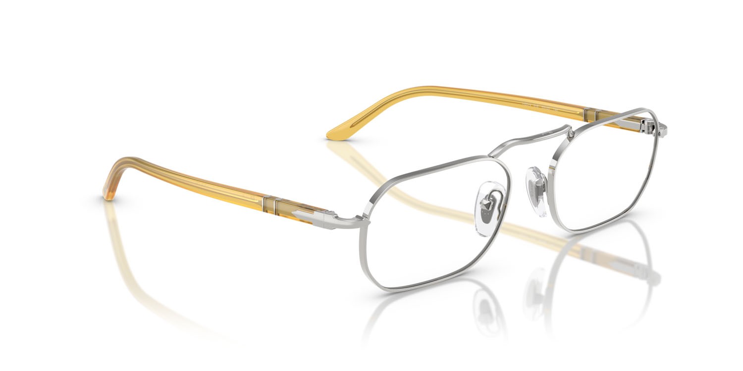 Eyeglasses Persol PO 1020V (518) color argento shape rectangle lenses lente demo