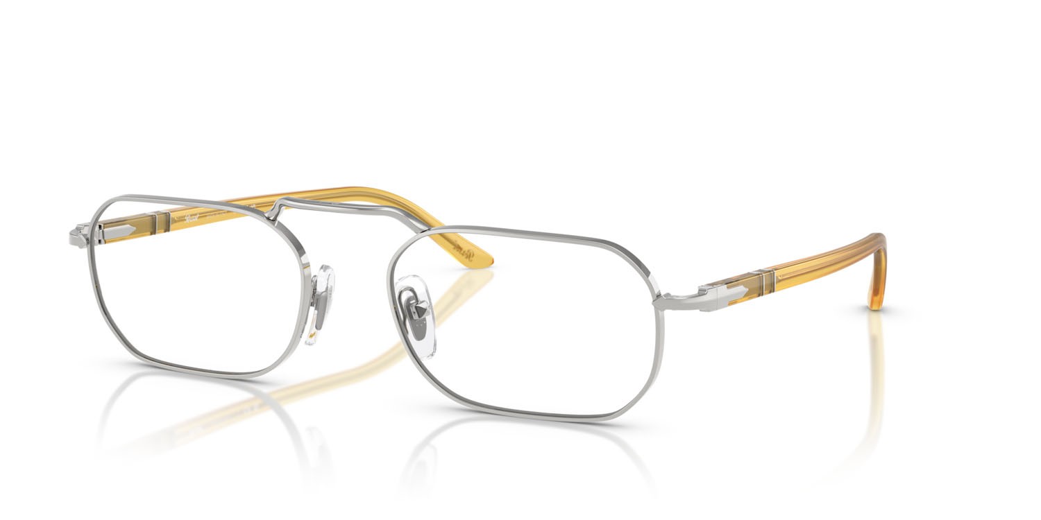 Eyeglasses Persol PO 1020V (518) color argento shape rectangle lenses lente demo