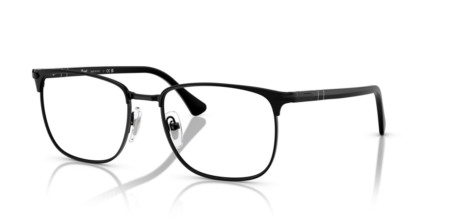 Eyeglasses Persol PO 1021V (1078) color nero shape square lenses lente demo