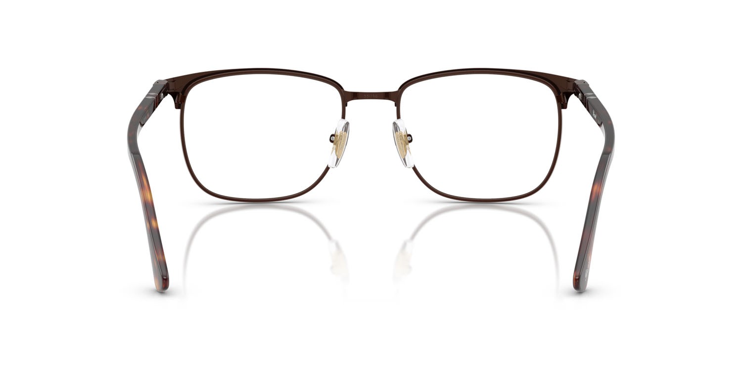 Eyeglasses Persol PO 1021V (1124) color marrone shape square lenses lente demo