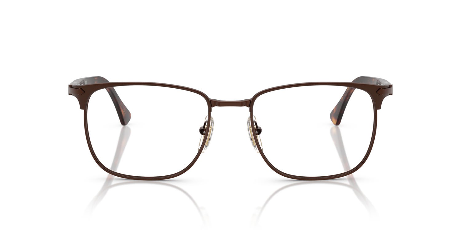 Eyeglasses Persol PO 1021V (1124) color marrone shape square lenses lente demo