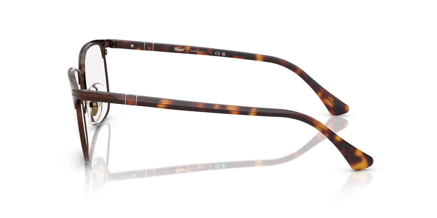 Eyeglasses Persol PO 1021V (1124) color marrone shape square lenses lente demo