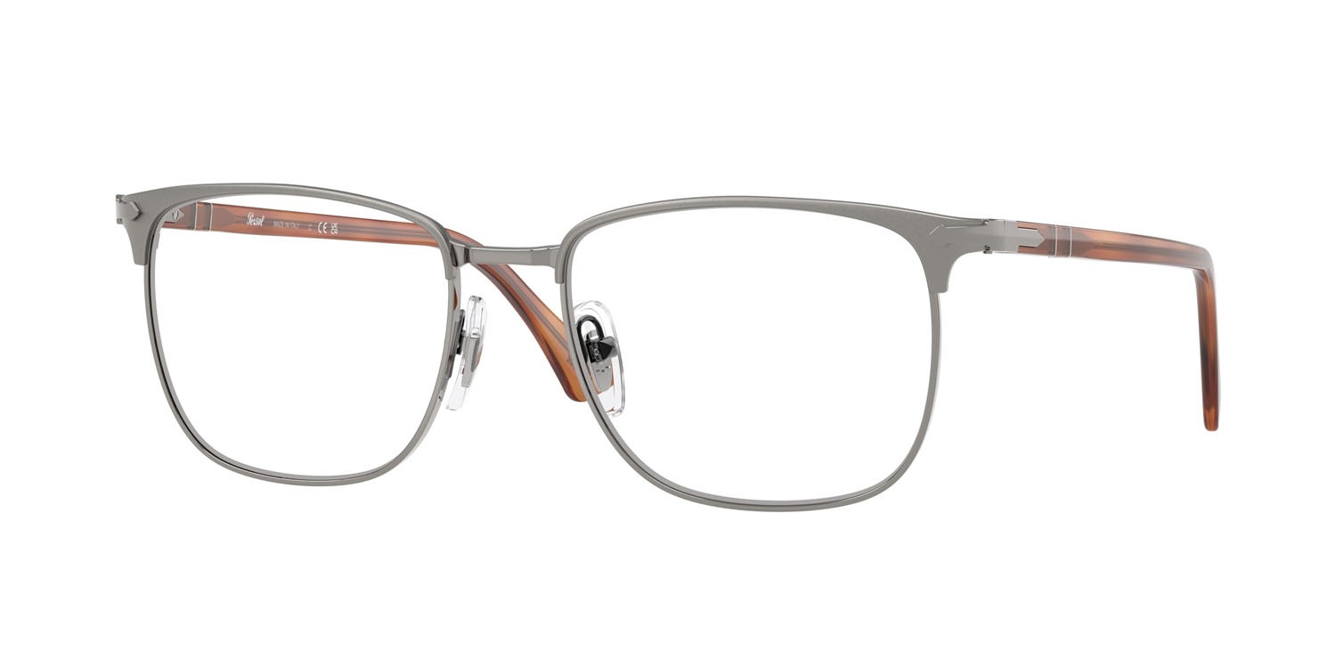 Occhiali da vista Persol PO 1021V (1131) colore gunmetal forma quadrato lenti lente demo