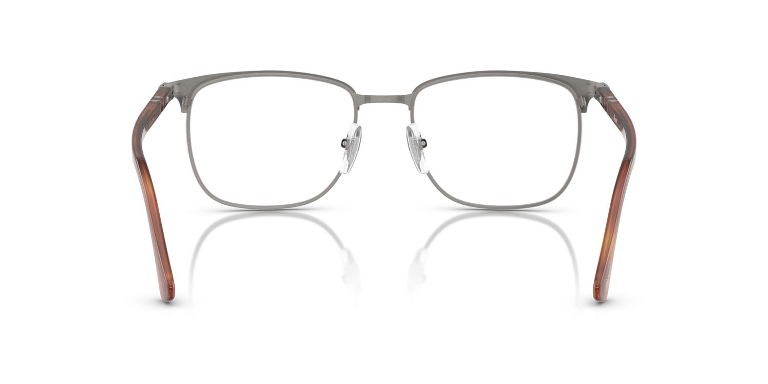 Occhiali da vista Persol PO 1021V (1131) colore gunmetal forma quadrato lenti lente demo