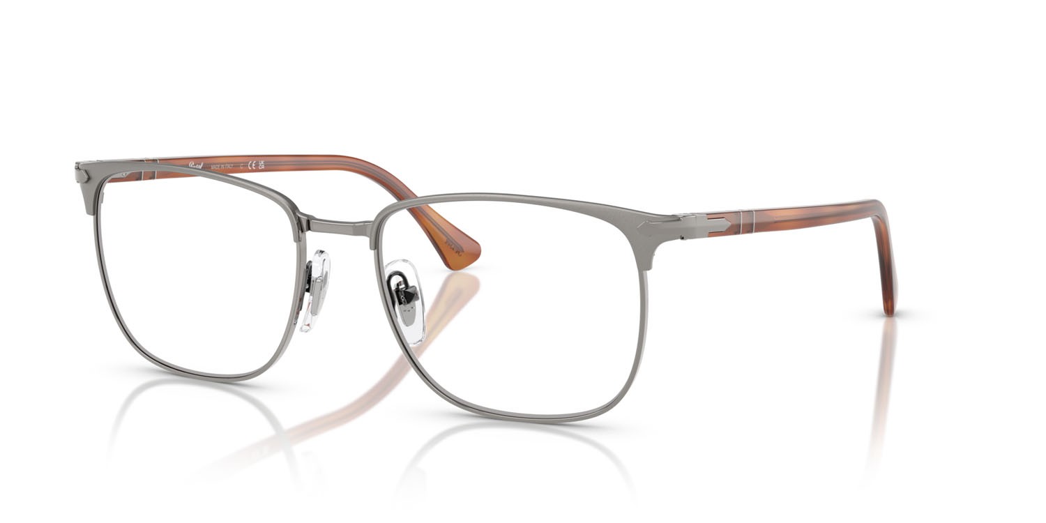Occhiali da vista Persol PO 1021V (1131) colore gunmetal forma quadrato lenti lente demo