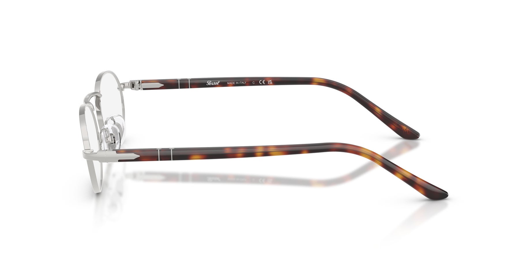 Eyeglasses Persol PO 1023V (1021) color argento shape oval lenses lente demo