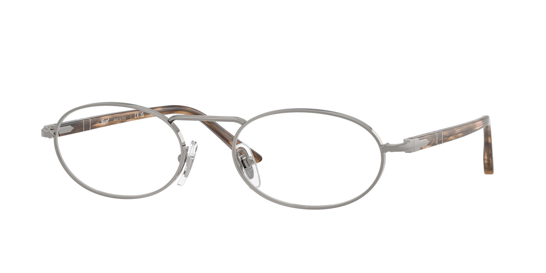 Eyeglasses Persol PO 1023V (513) color gunmetal shape oval lenses lente demo