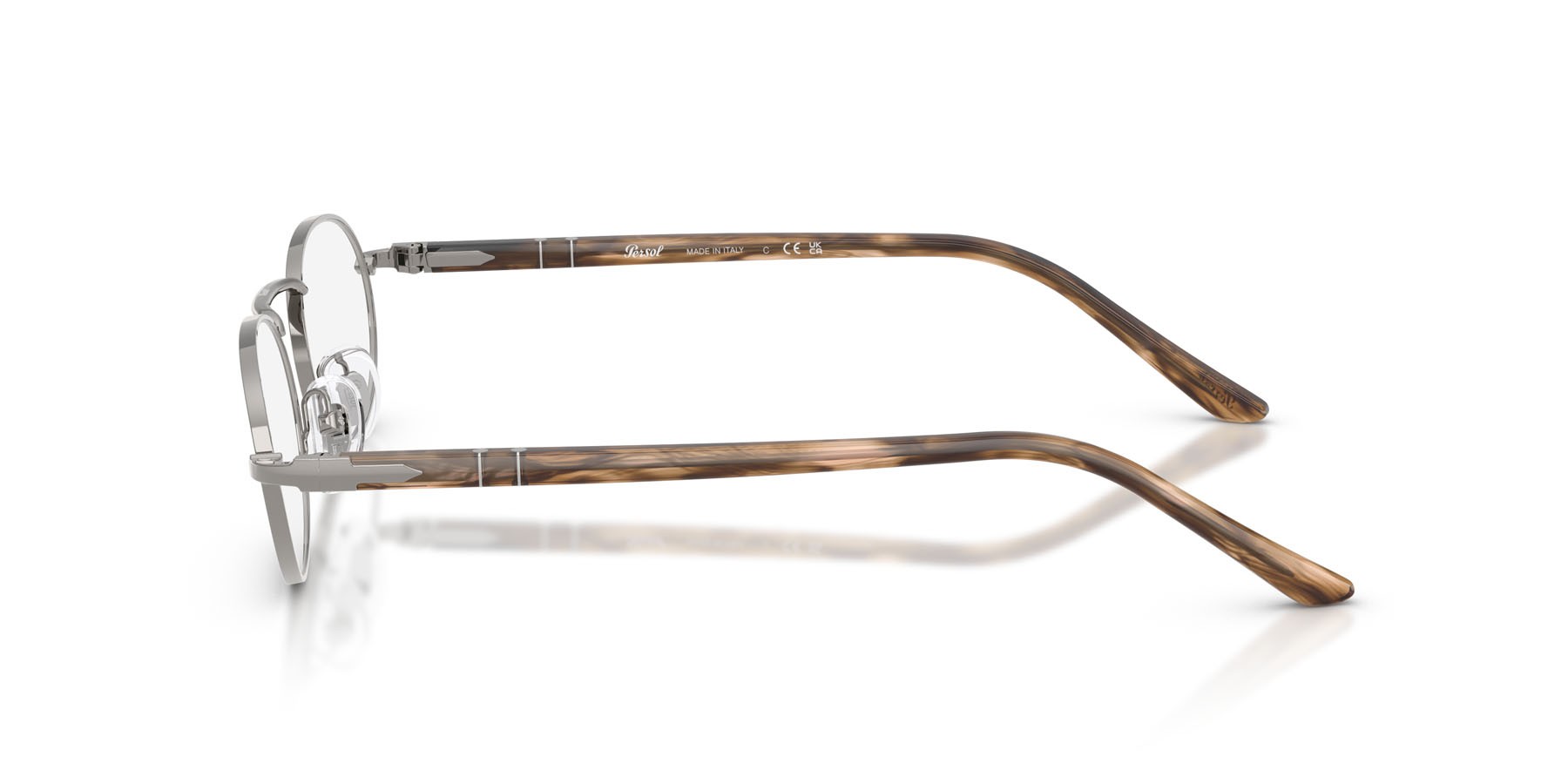 Eyeglasses Persol PO 1023V (513) color gunmetal shape oval lenses lente demo