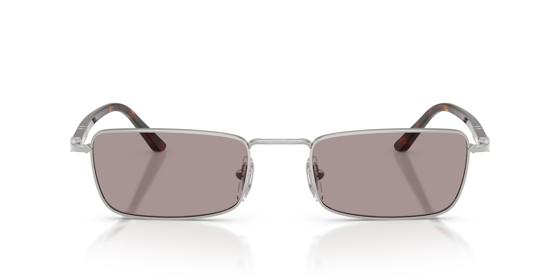 Sunglasses Persol PO 1025S (102153) color argento shape rectangle lenses viola