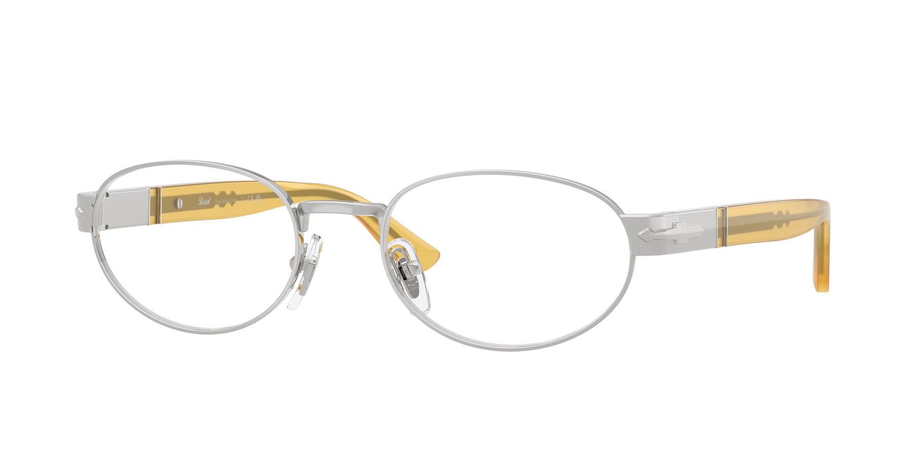 Eyeglasses Persol PO 1026V (518) color argento shape oval lenses lente demo