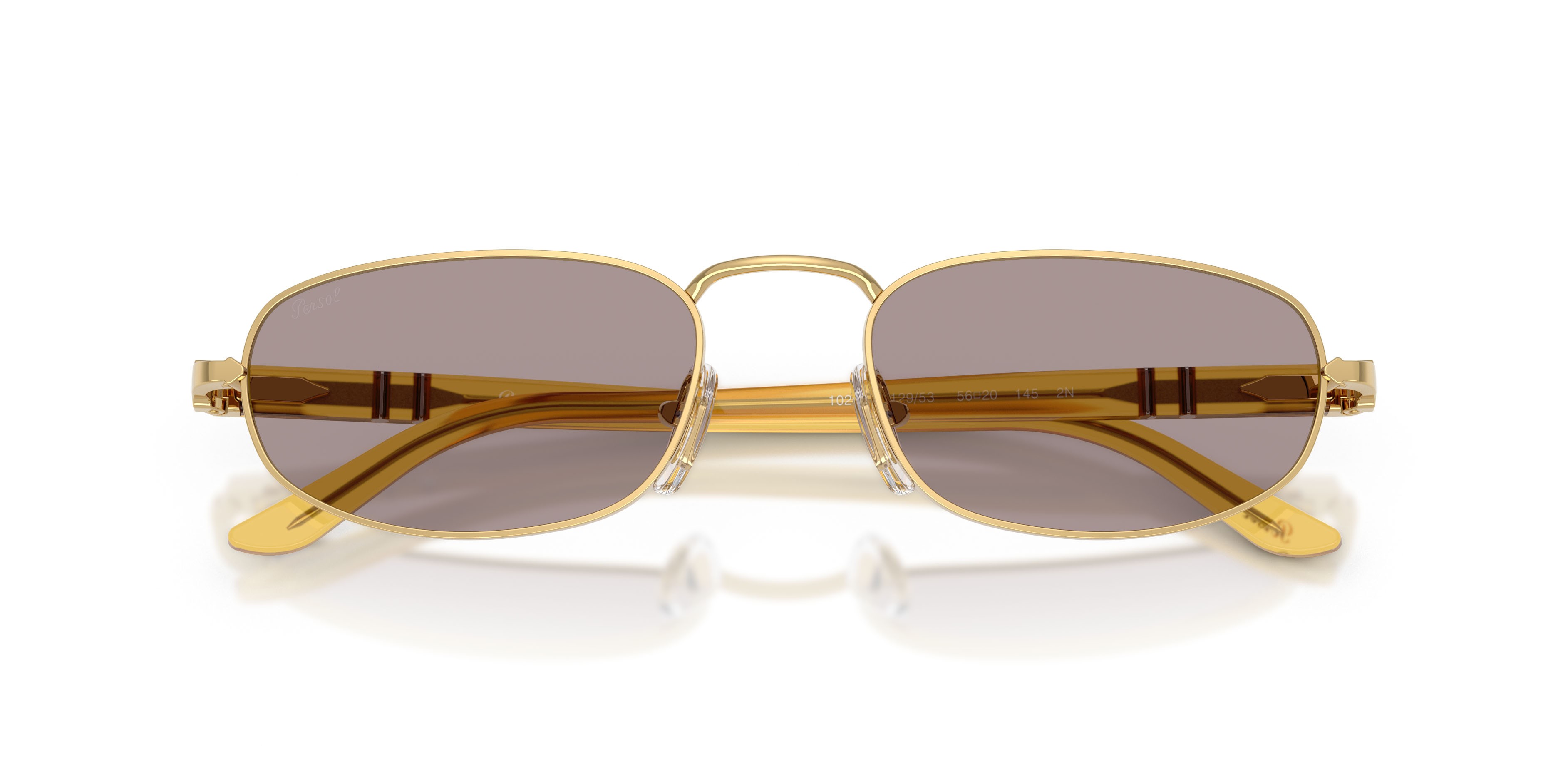 Sunglasses Persol PO 1028S (112953) color oro shape square lenses viola