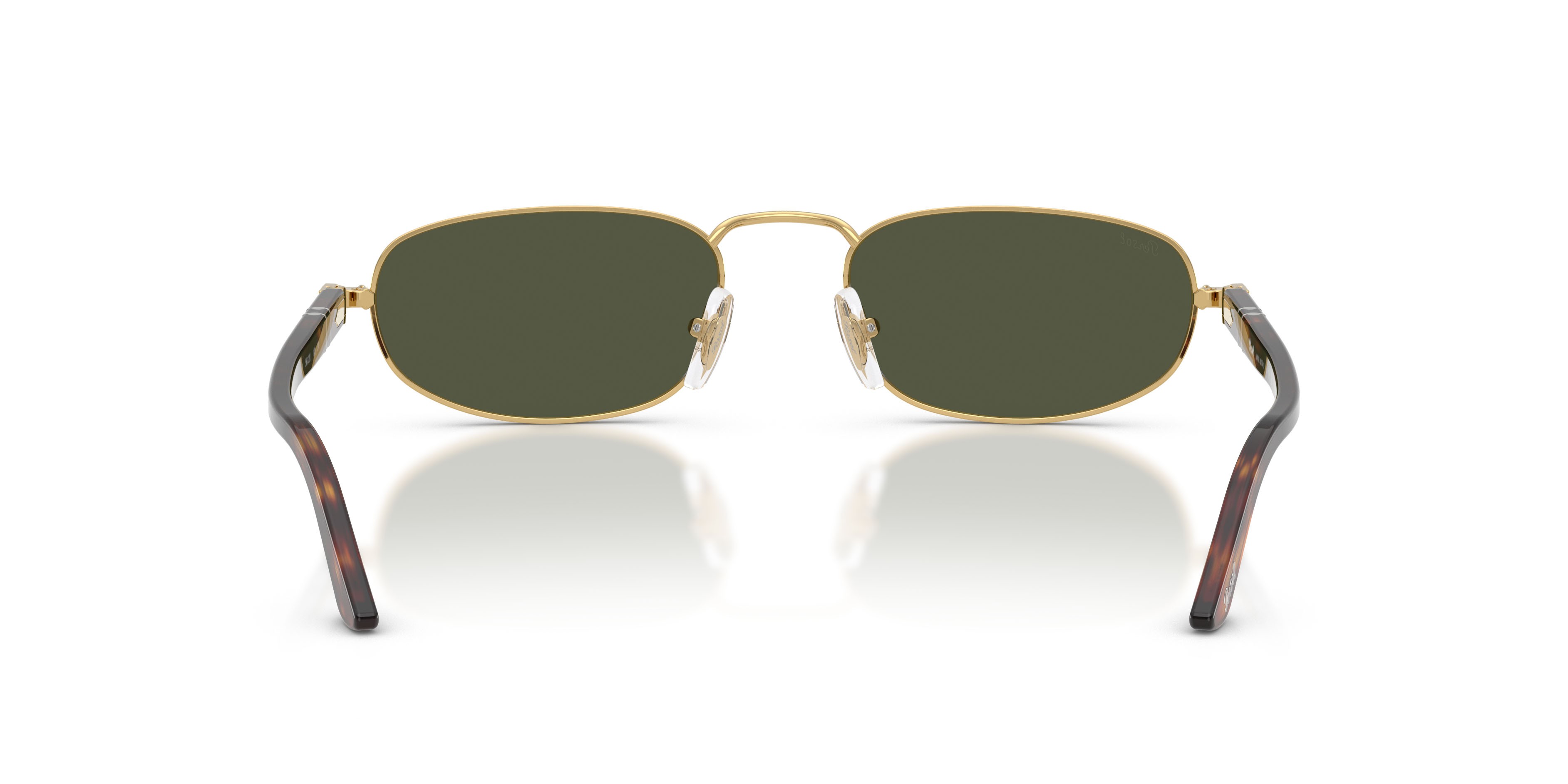 Sunglasses Persol PO 1028S (515/31) color oro shape square lenses verde