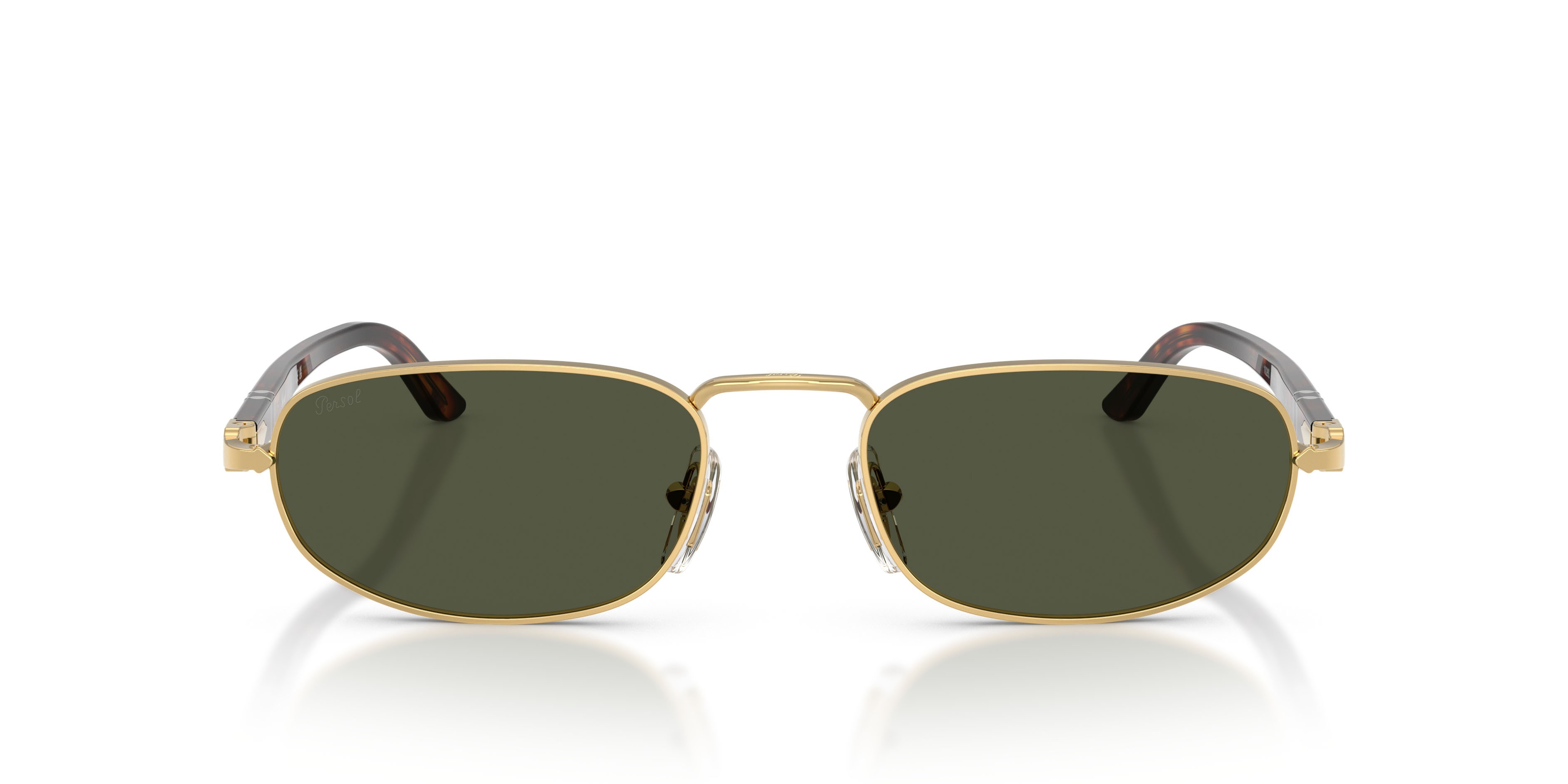 Sunglasses Persol PO 1028S (515/31) color oro shape square lenses verde
