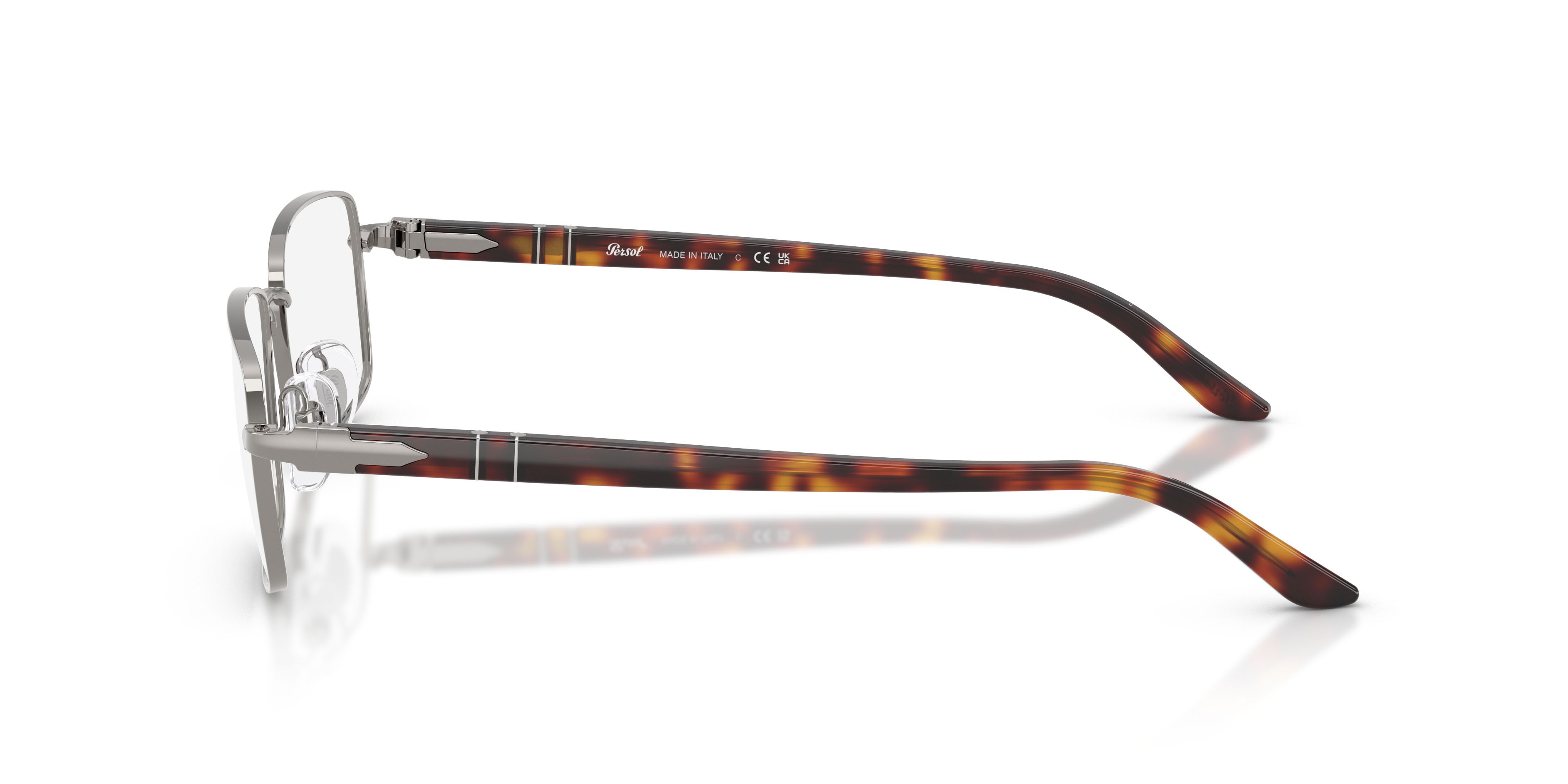 Eyeglasses Persol PO 1029V (513) color gunmetal shape square lenses lente demo