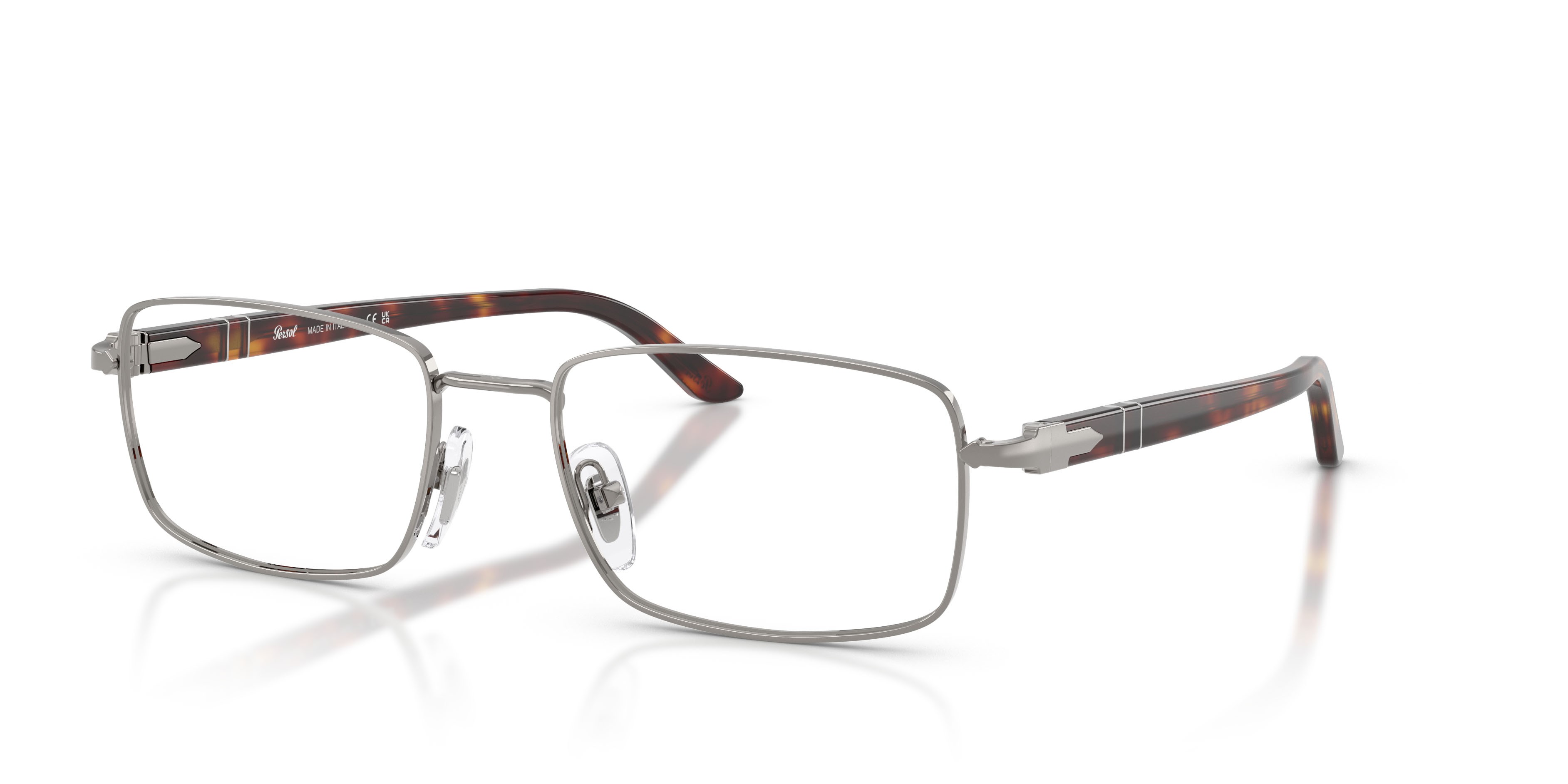 Eyeglasses Persol PO 1029V (513) color gunmetal shape square lenses lente demo
