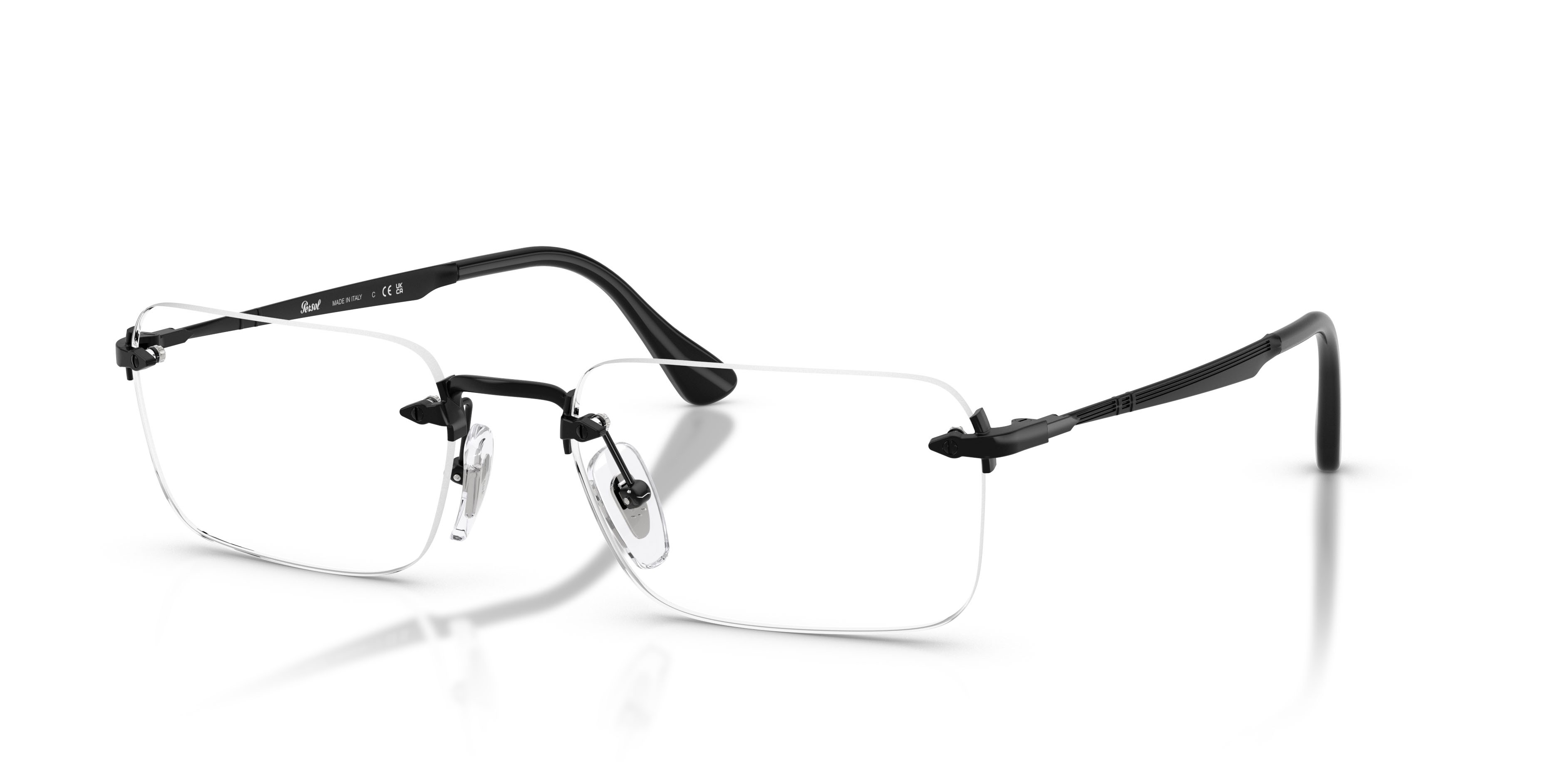 Occhiali da vista Persol Luc PO 1030V (1078) colore nero forma rettangolare lenti lente demo
