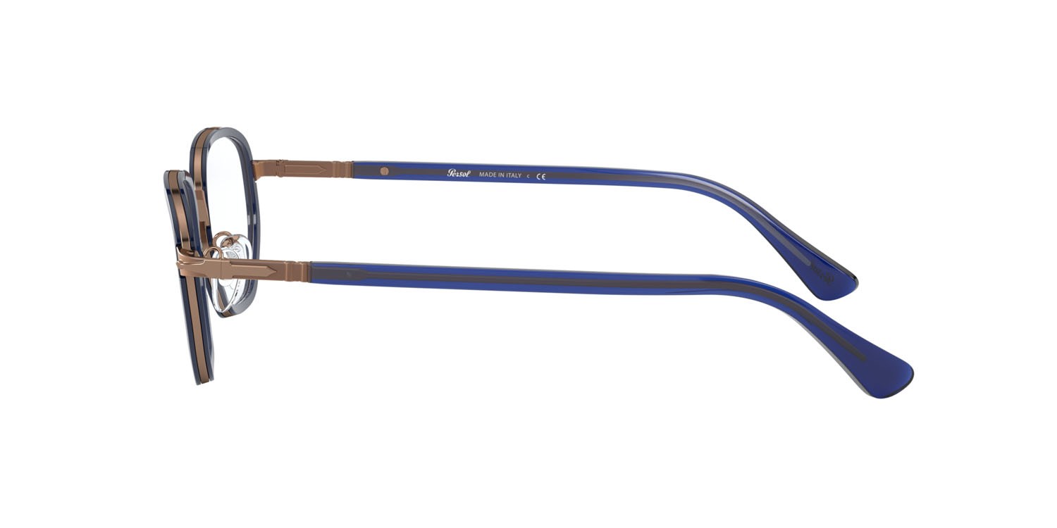 Brillen Persol PO 2471V (1095) farbe blu form pantos gläser trasparente