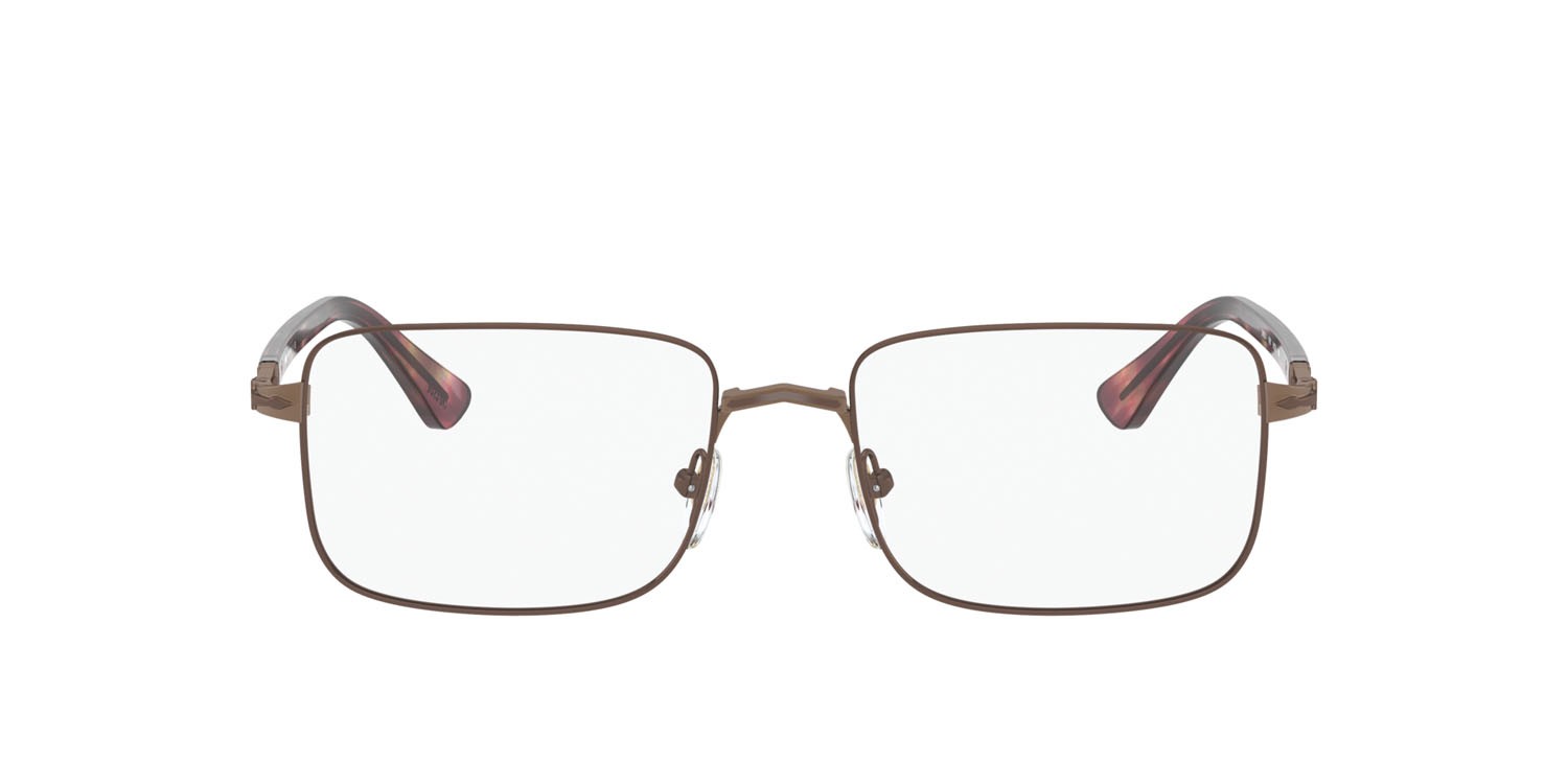 Brillen Persol PO 2482V (1081) farbe marrone form rechteckig gläser trasparente