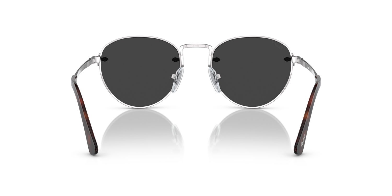 Occhiali da sole Persol PO 2491S (513/48) colore gunmetal forma pantos lenti polar nera