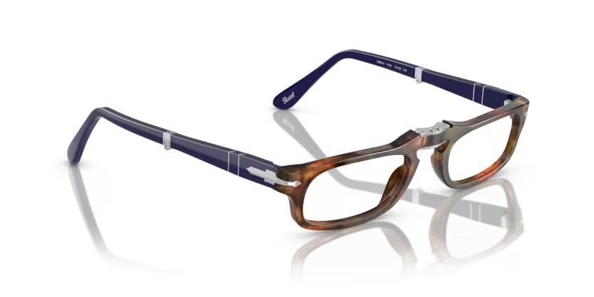 Eyeglasses Persol PO 2886V (1134) color havana shape rectangle lenses demo lens