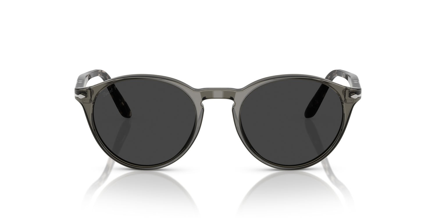 Occhiali da sole Persol PO 3092SM (121948) colore fumo forma rotondo lenti polar nera