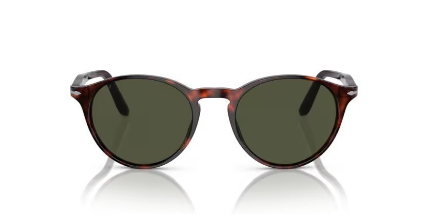 Sonnenbrillen Persol PO 3092SM (901531) farbe havana form pantos gläser green