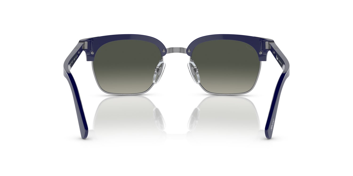 Sonnenbrillen Persol PO 3199S (114471) farbe blu form quadratisch gläser grigio chiaro sfumato grigio scuro