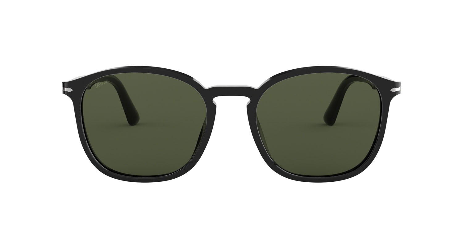 Sonnenbrillen Persol PO 3215S (95/31) farbe nero form quadratisch gläser verde