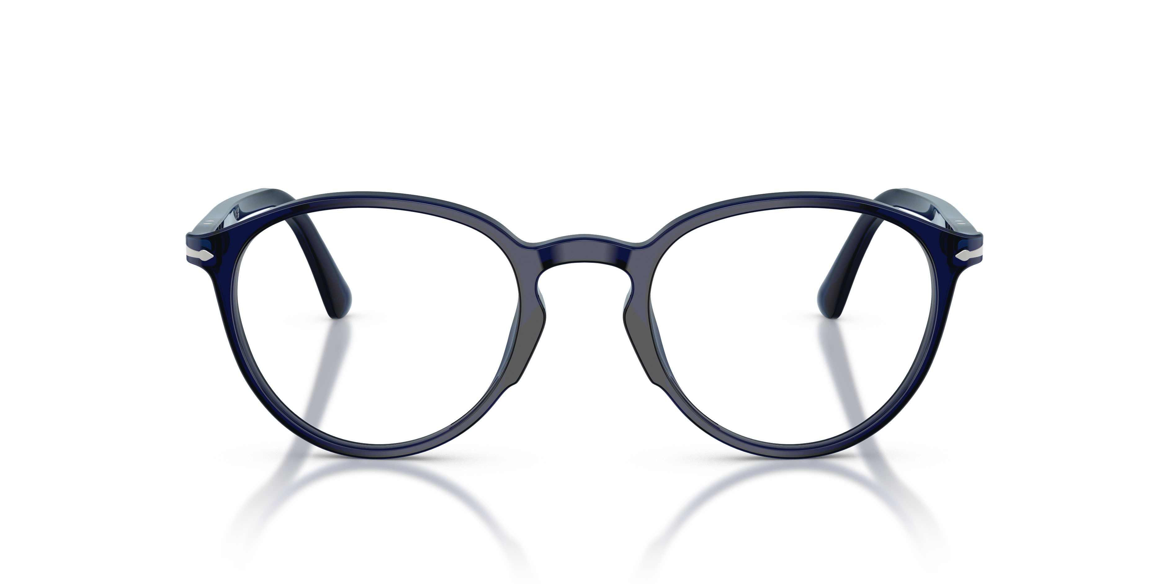 Eyeglasses Persol PO 3218V (181) color cobalto shape pantos lenses lente demo