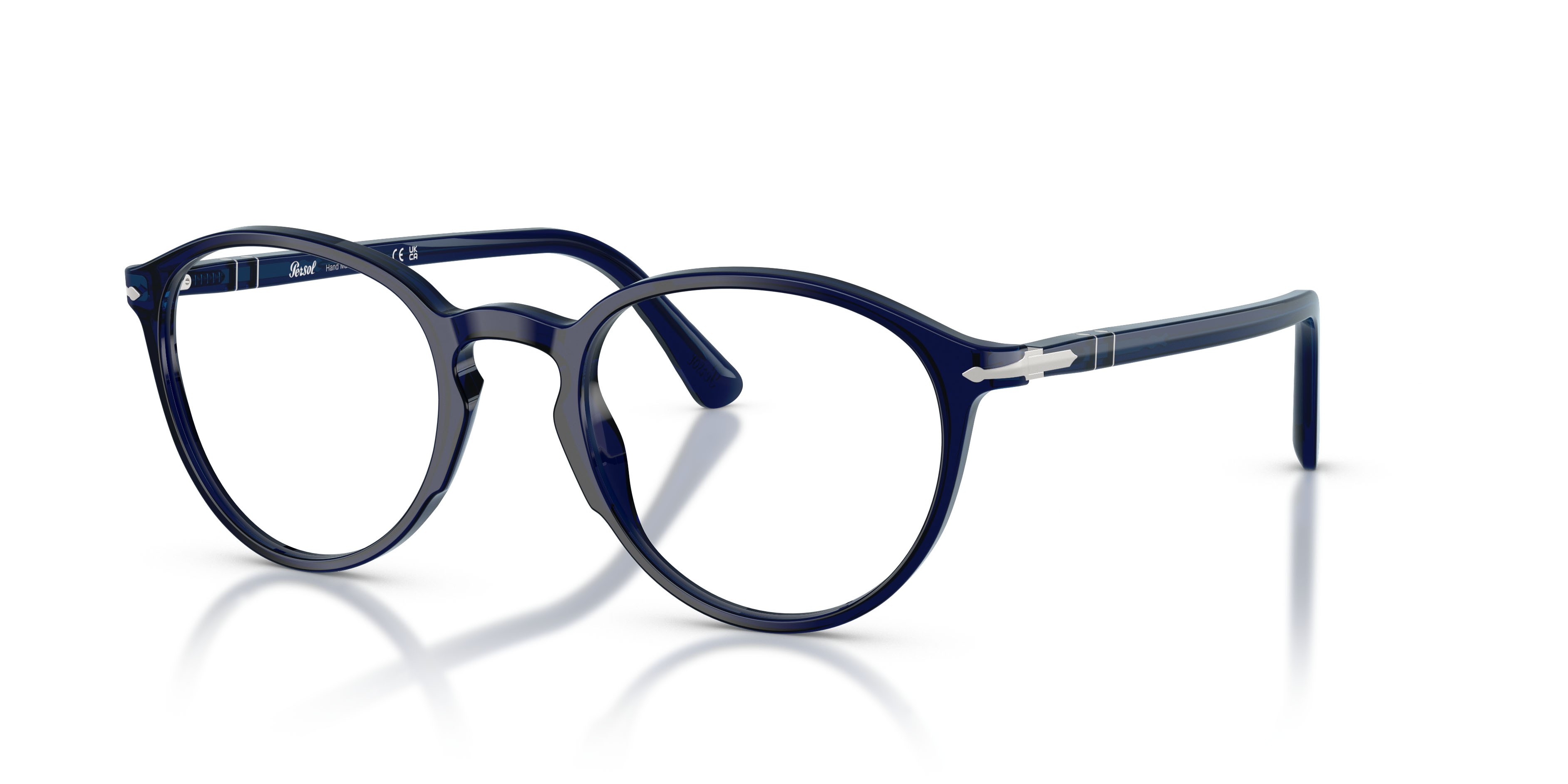 Eyeglasses Persol PO 3218V (181) color cobalto shape pantos lenses lente demo