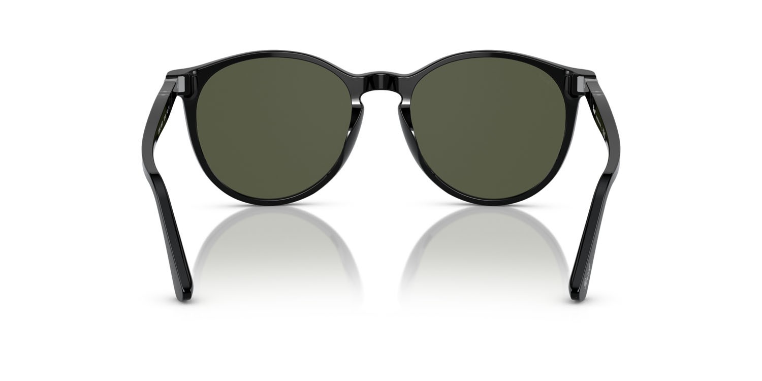 Occhiali da sole Persol PO 3228S (95/31) colore nero forma pantos lenti verde
