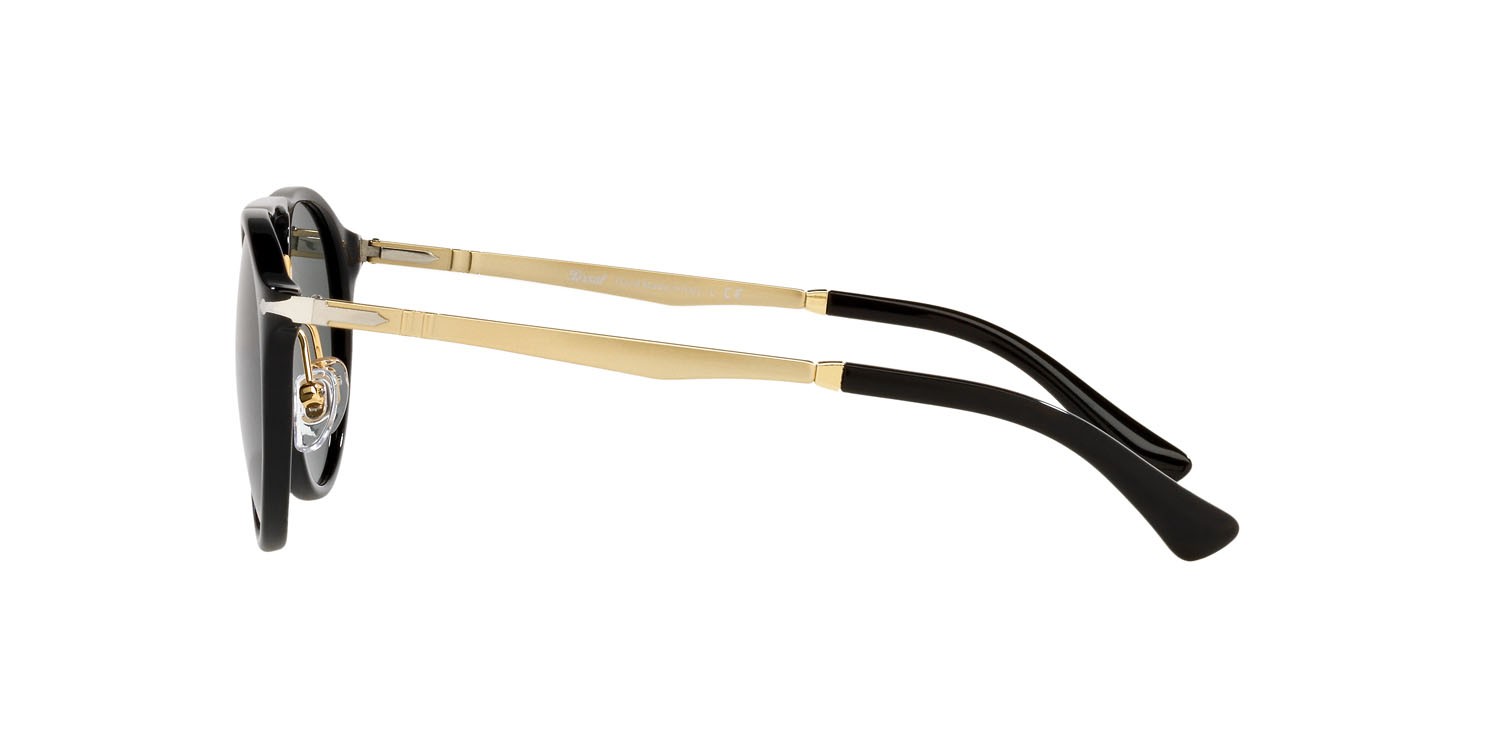 Sonnenbrillen Persol PO 3264S (95/31) farbe nero/oro form pantos gläser verde