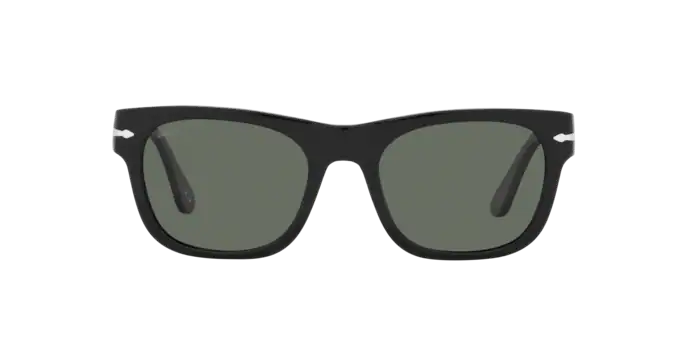Occhiali da sole Persol PO 3269S (95/58) colore black forma rettangolare lenti green polar