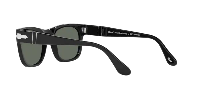 Occhiali da sole Persol PO 3269S (95/58) colore black forma rettangolare lenti green polar