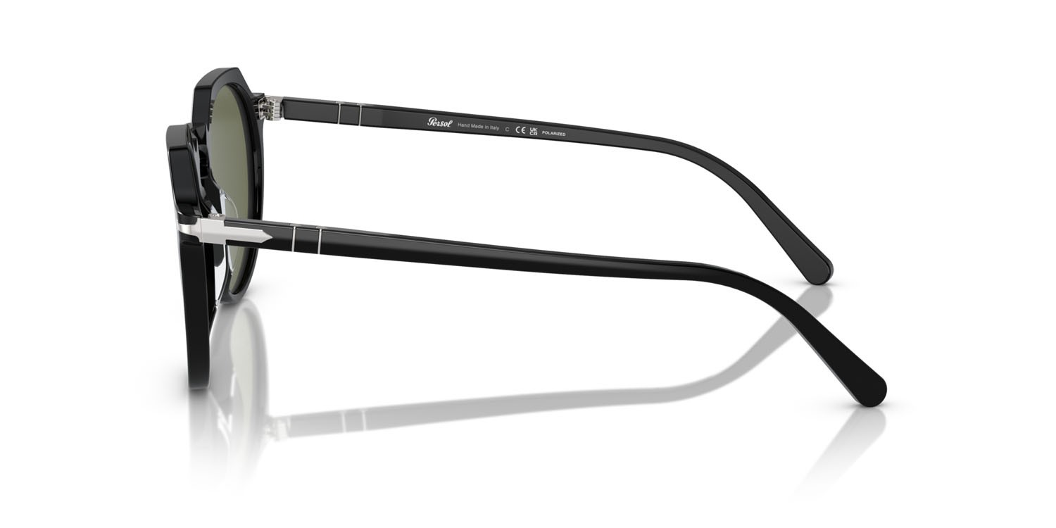 Sonnenbrillen Persol PO 3281S (95/58) farbe nero form pantos gläser polar verde
