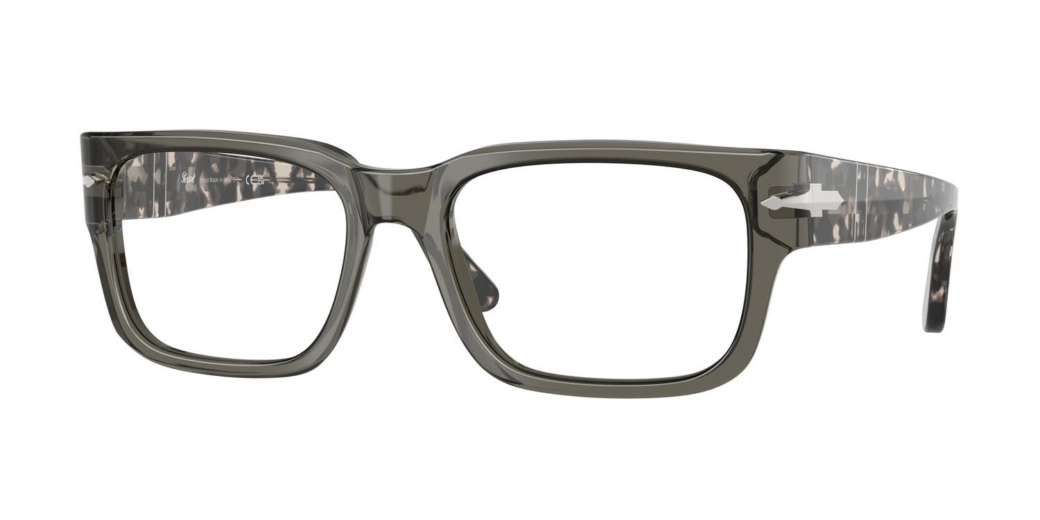 Eyeglasses Persol PO 3315V (1219) color fumo shape rectangle lenses lente demo