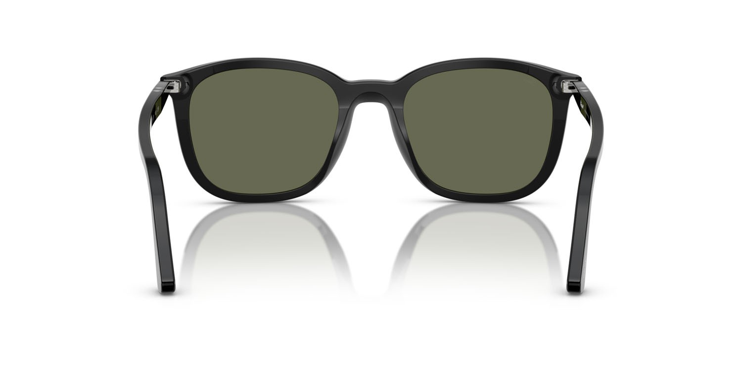 Sunglasses Persol PO 3355S (95/58) color nero shape square lenses polar verde