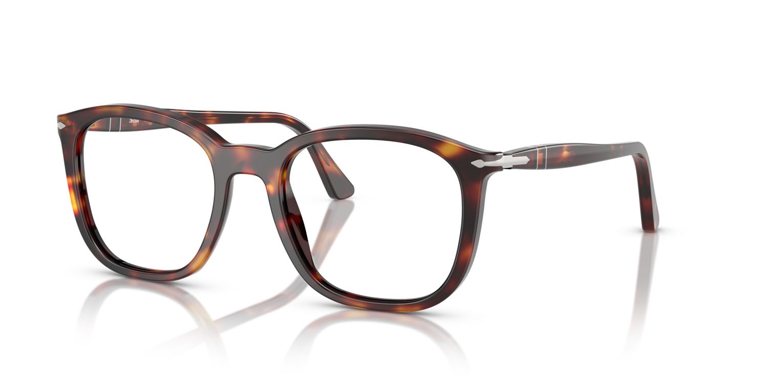 Eyeglasses Persol PO 3355V (24) color havana shape square lenses lente demo