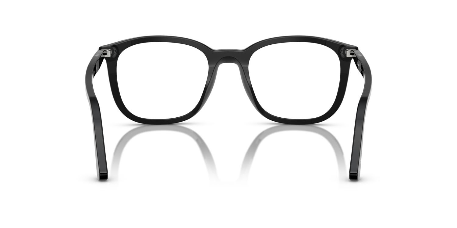 Occhiali da vista Persol PO 3355V (95) colore nero forma quadrato lenti lente demo