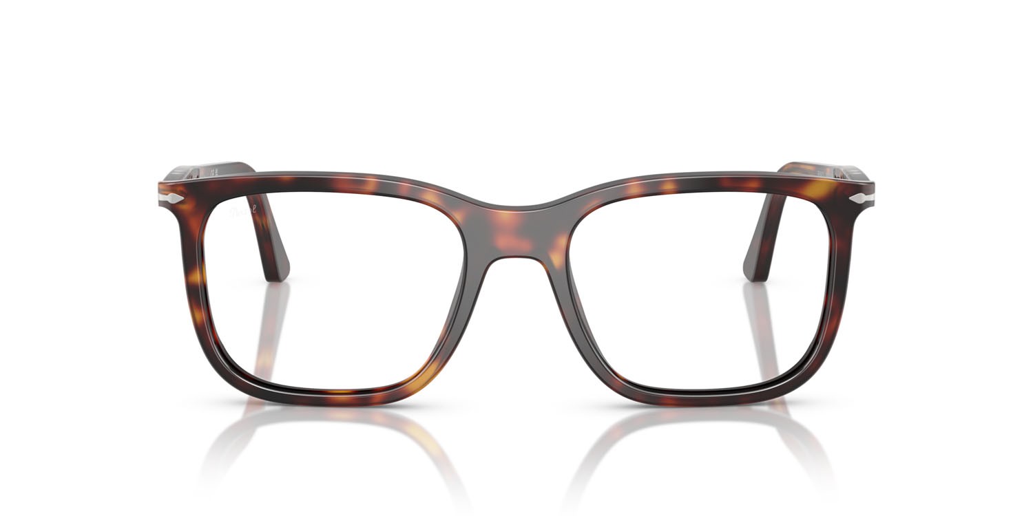 Occhiali da sole Persol Renzo PO 3357S (24/GG) colore havana forma rettangolare lenti transitions 8 zaffiro