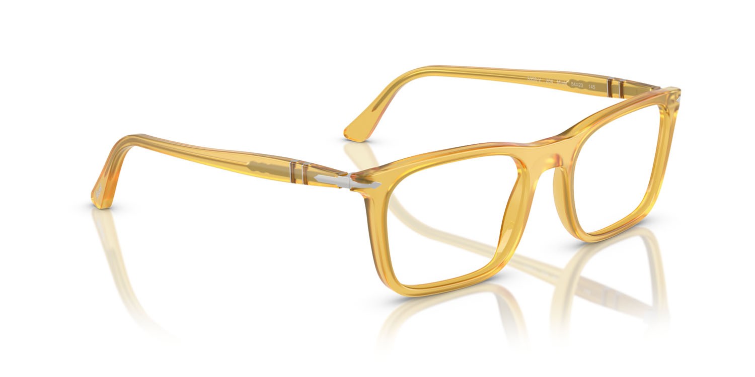 Eyeglasses Persol PO 3358V (204) color miele shape rectangle lenses lente demo