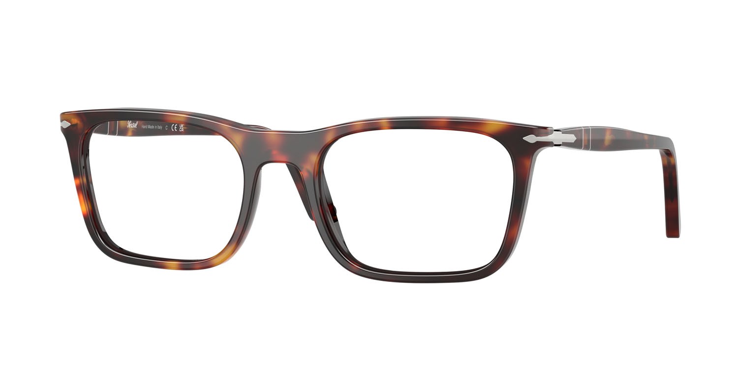 Eyeglasses Persol PO 3358V (24) color havana shape rectangle lenses lente demo