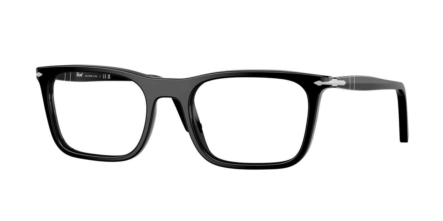 Eyeglasses Persol PO 3358V (95) color nero shape rectangle lenses lente demo