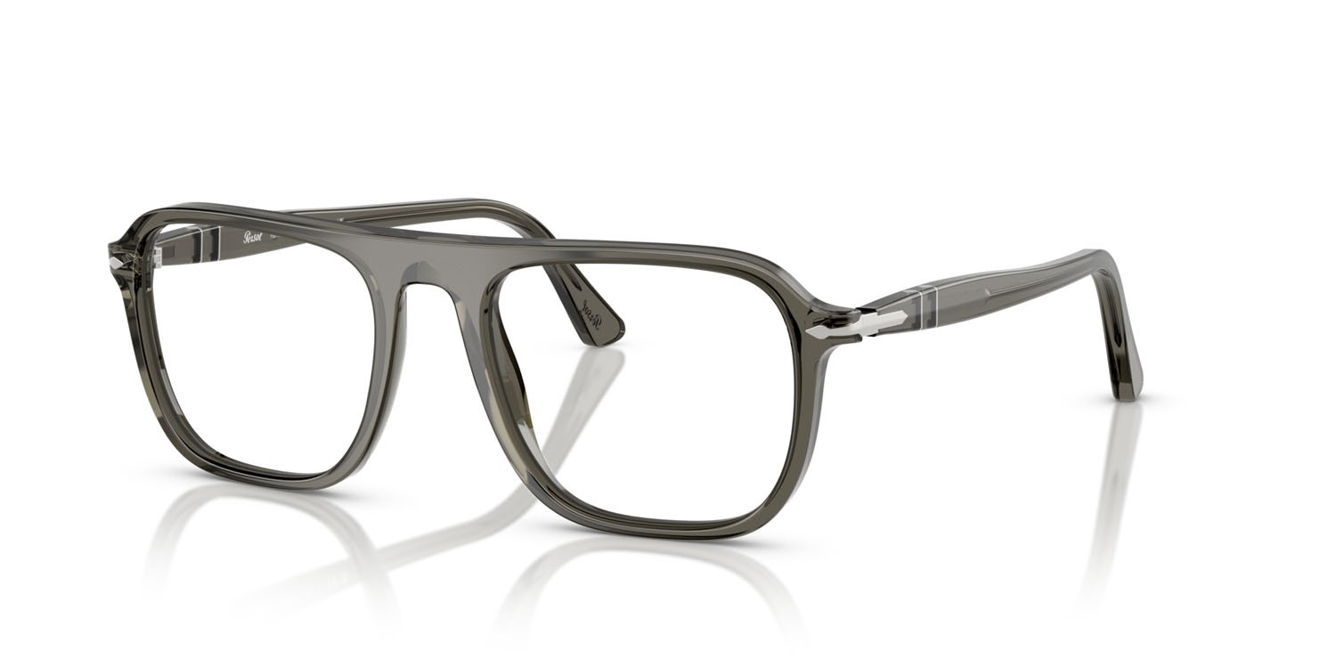 Occhiali da vista Persol Jacques PO 3359V (1103) colore fumo forma quadrato lenti lente demo