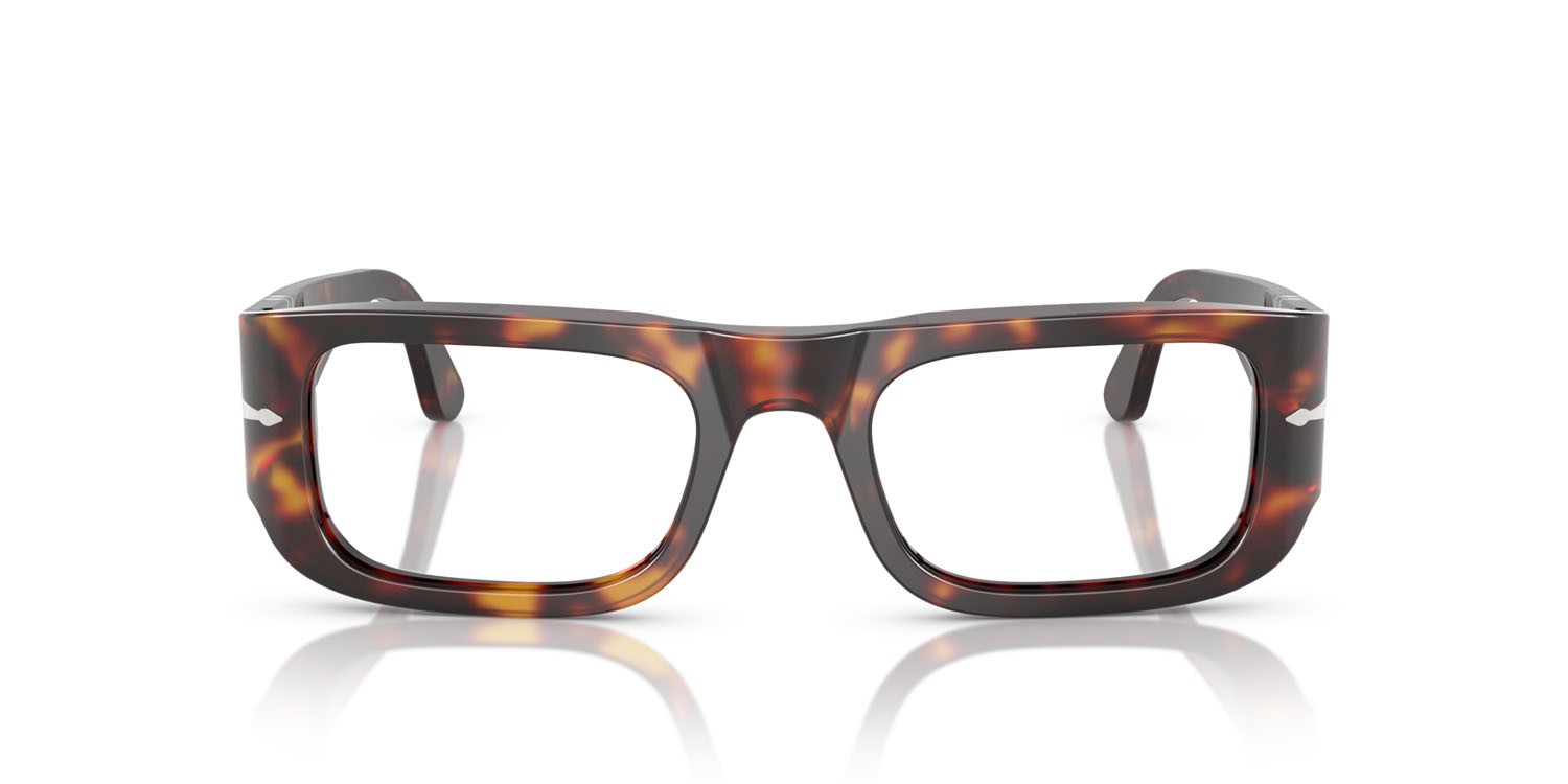 Eyeglasses Persol Wes PO 3362V (24) color havana shape square lenses lente demo