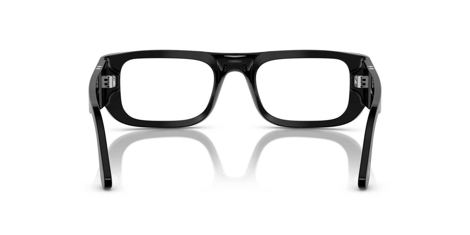 Eyeglasses Persol Wes PO 3362V (95) color nero shape square lenses lente demo