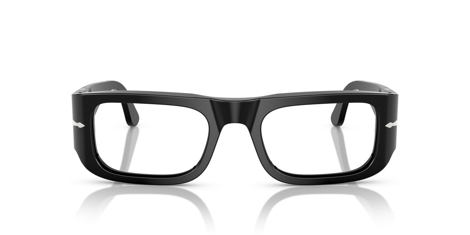 Eyeglasses Persol Wes PO 3362V (95) color nero shape square lenses lente demo